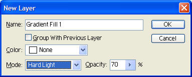 New layer dialog